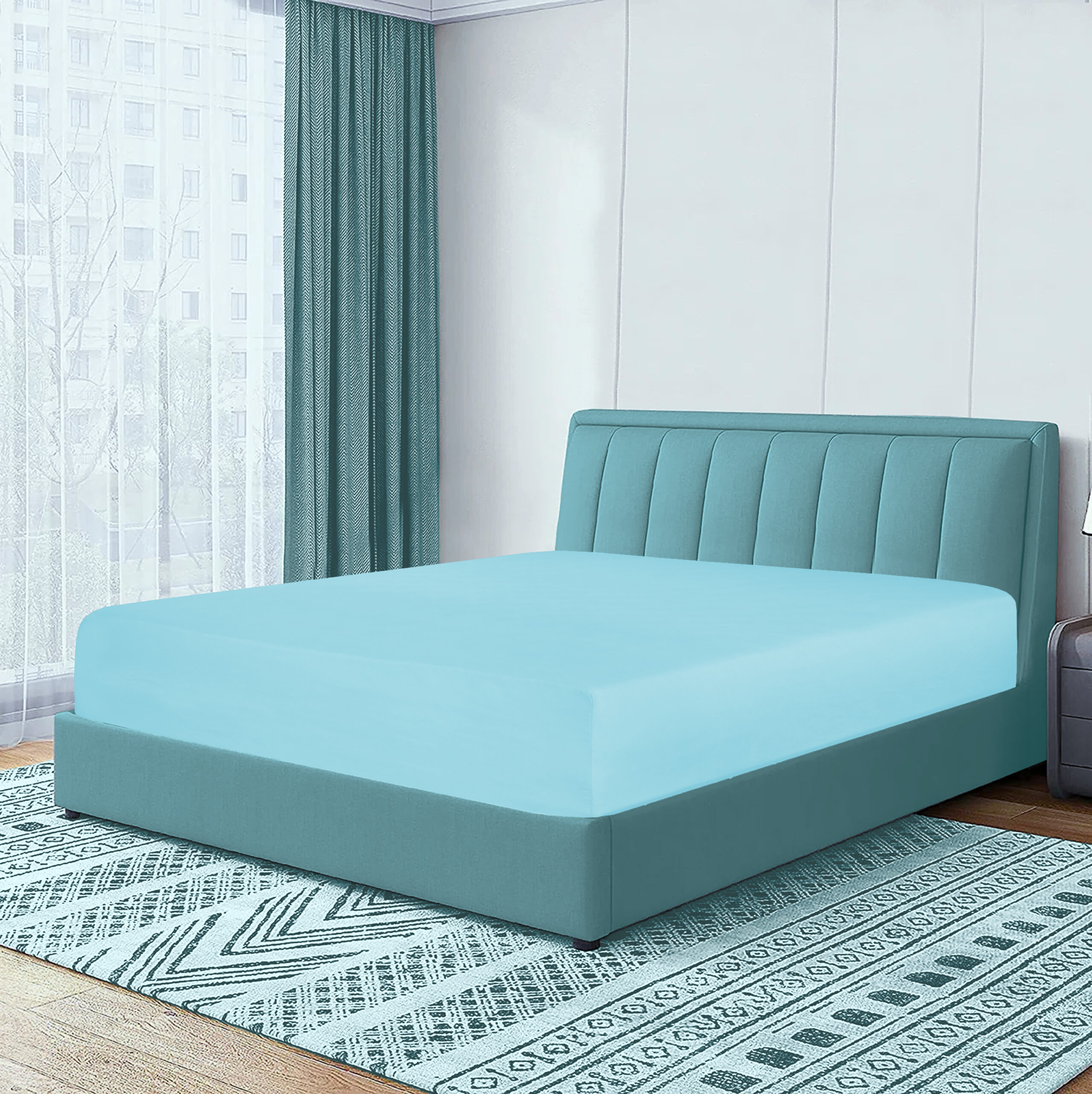 Cyan – Fitted Sheet